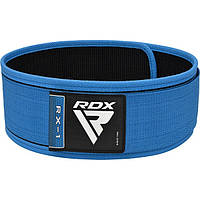 Пояс для важкої атлетики RDX RX1 Weight Lifting Belt BLUE-XL
