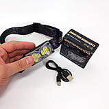 Ліхтар налобний YY-19D-6SMD Li-Ion, Світлодіодний ліхтар на лоб, Ліхтарик на голову із зарядкою, фото 8