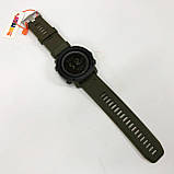 Годинник наручний чоловічий SKMEI 2095AG, годинник тактичний протиударний, армійський годинник. Колір: зелений, фото 8