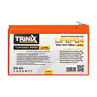 Акумуляторна батарея літій-залізо-фосфатна 12.8В 10А*год Trinix TLFP-1210S Ultra LiFePO4 (Orange) (44-00090), фото 3