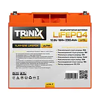 Акумуляторна батарея літій-залізо-фосфатна 12.8В 18А*год Trinix TLFP-1218 Ultra LiFePO4 (Orange) (44-00092), фото 3