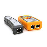 Кабельний LAN тестер трасошукач Веnеtесh GМ 6О з роз'ємами RJ-11 і RJ-45 шукач дротів індикатор проводки, фото 8