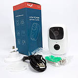 Камера відеоспостереження Smart wifi додаток Tuya працює від 2x18650, фото 9