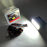 Ліхтар налобний YM-309-COB(white+red), Ліхтар з різними режимами роботи, Надпотужний ліхтар налобний, фото 9