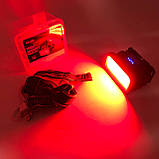 Ліхтар налобний YM-309-COB(white+red), Ліхтар з різними режимами роботи, Надпотужний ліхтар налобний, фото 10