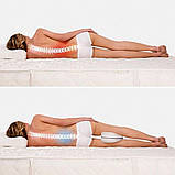 Ортопедична подушка для ніг та колін (23х25х15,5 см) Leg Pillow / Подушка з ефектом пам'яті, фото 3