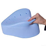 Ортопедична подушка для ніг та колін (23х25х15,5 см) Leg Pillow / Подушка з ефектом пам'яті, фото 5