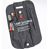 Душ для кемпінгу та дачі 20 л Easy Camp Solar Shower / Туристичний переносний душ / Похідний душ, фото 8