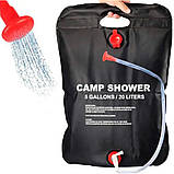 Душ для кемпінгу та дачі 20 л Easy Camp Solar Shower / Туристичний переносний душ / Похідний душ, фото 10