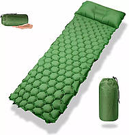 Надувний туристичний килимок-матрац 190x60x5 см WMC-TRI-017