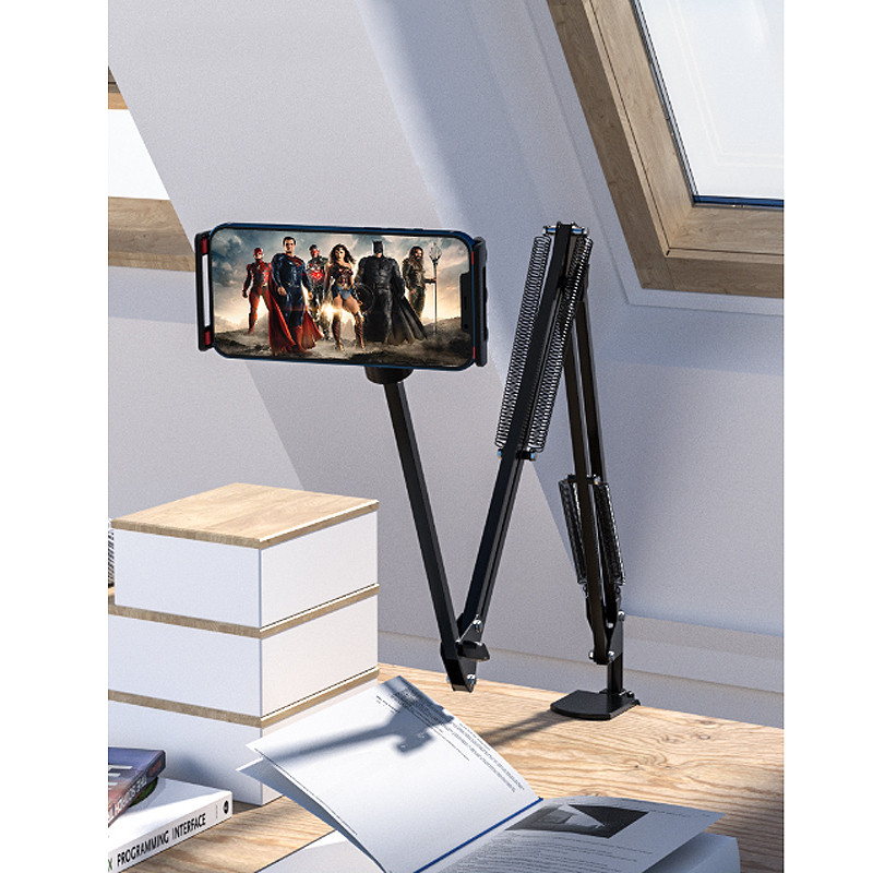 Тримач універсальний для смартфона, планшета, що кріпиться до столу, ліжка