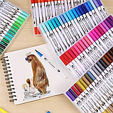 Профісіональний набір маркерів на водній основі 48 шт. / Маркери для малювання, фото 7