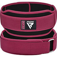 Пояс для важкої атлетики RDX RX5 Double Belt неопреновий Pink XS