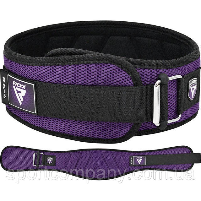Пояс для важкої атлетики RDX RX4 EVA Curve неопреновий PURPLE XS