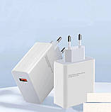 Мережевий зарядний пристрій 120W, USB / Зарядка для телефону / Адаптер зі швидким заряджанням / Блок для зарядки, фото 8