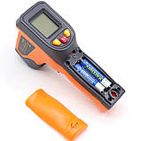 Безконтактний термометр -50 до +400 з дисплеєм, від батарейок, T400 / Пірометр цифровий / Інфрачервоний термометр, фото 7