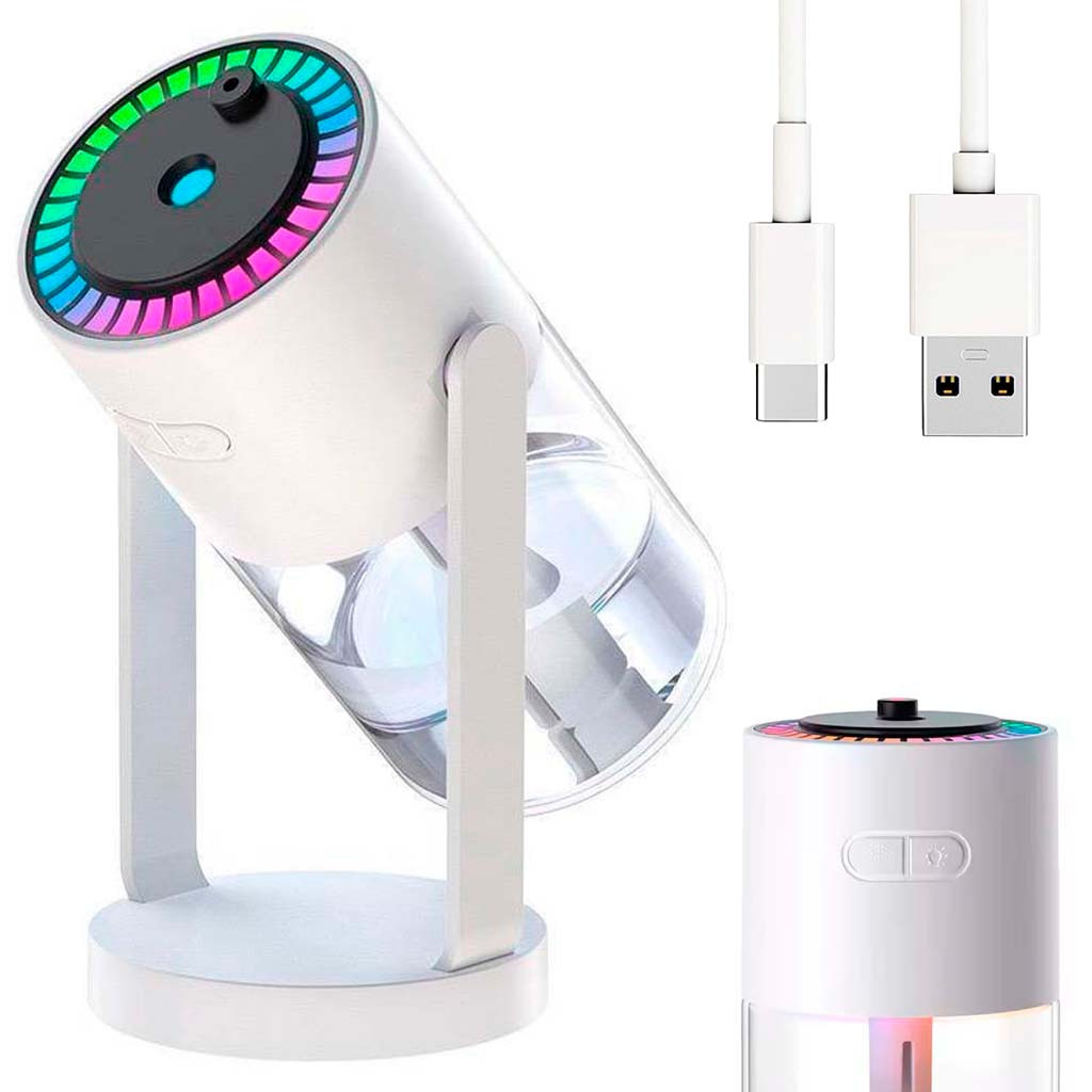 Зволожувач повітря з проектором зорь 280 мл, від USB, Star Galaxy Projector / Нічник зволожувач