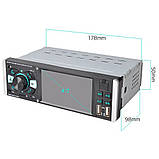 Автомагнітола з сенсорним дисплеєм 4,1", 1DIN, Bluetooth, 2хUSB / Магнітола для авто / Автомобільна магнітола, фото 10