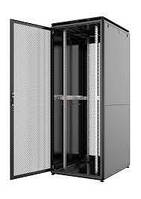 MIRSAN Шафа 19", 42U, GTV, перфорація 63%, 600x1000 мм, максимально 2000 кг, чорна Tyta - Є Все