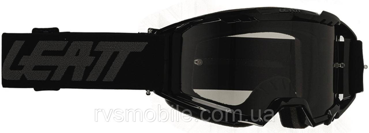 Маска кросова LEATT Vizion 3.5 Goggle Stealth, Grey Lens