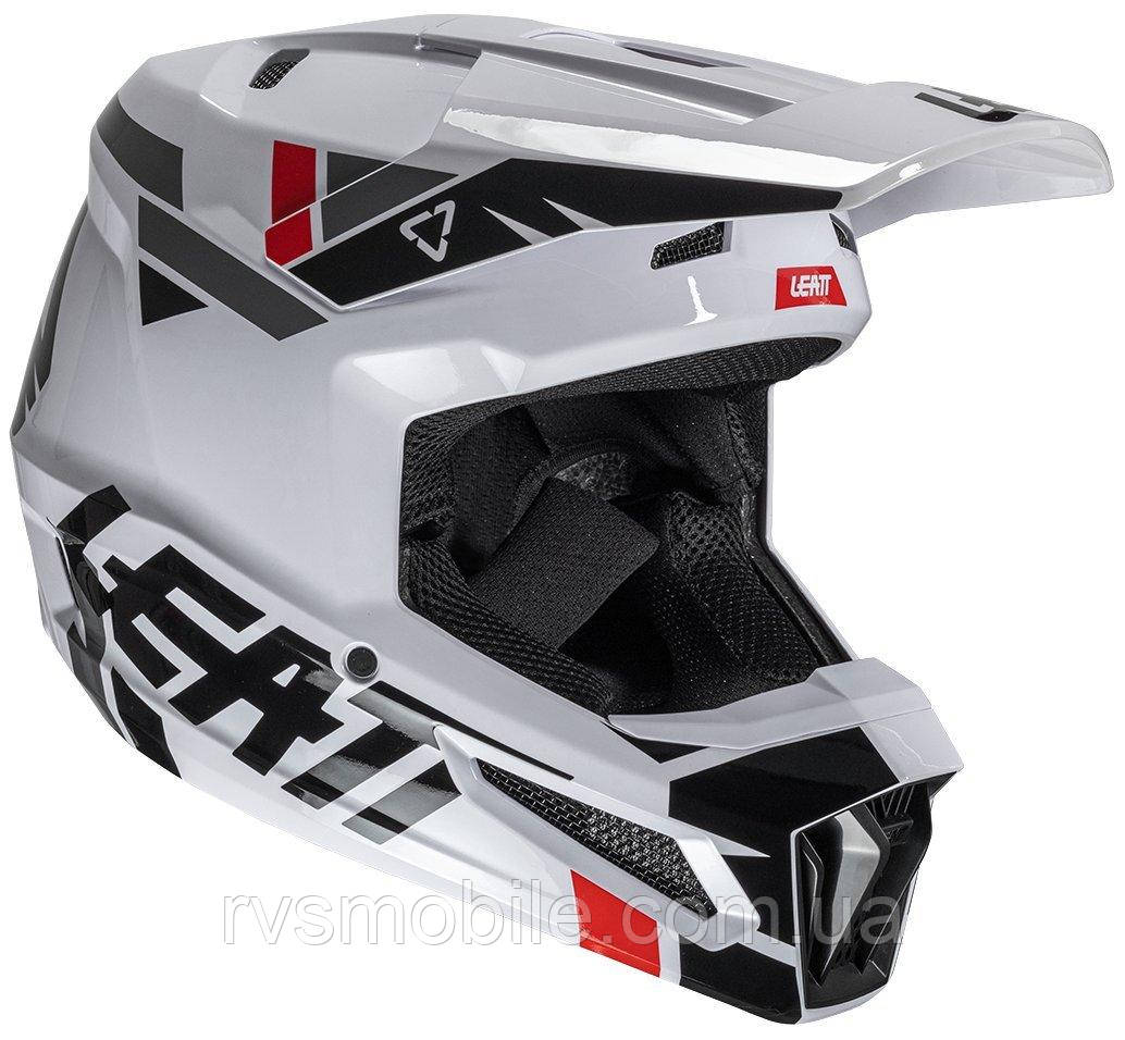 Мотошолом LEATT Moto 2.5 Helmet White, XS
