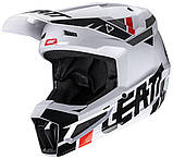 Мотошолом LEATT Moto 2.5 Helmet White, XS, фото 4