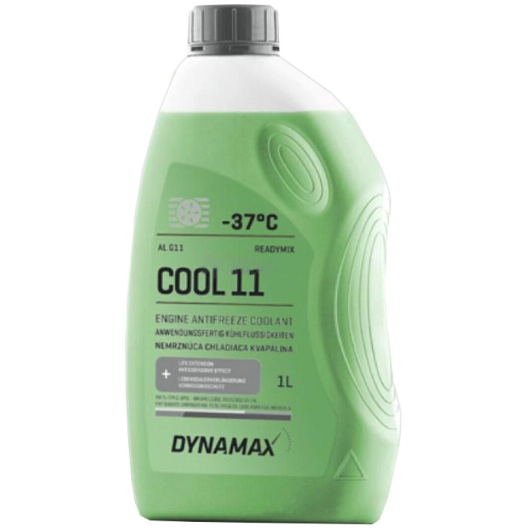 Dynamax Cool 11 G11 зелений -37 °C, 1 л (503274) готовий антифриз, фото 1