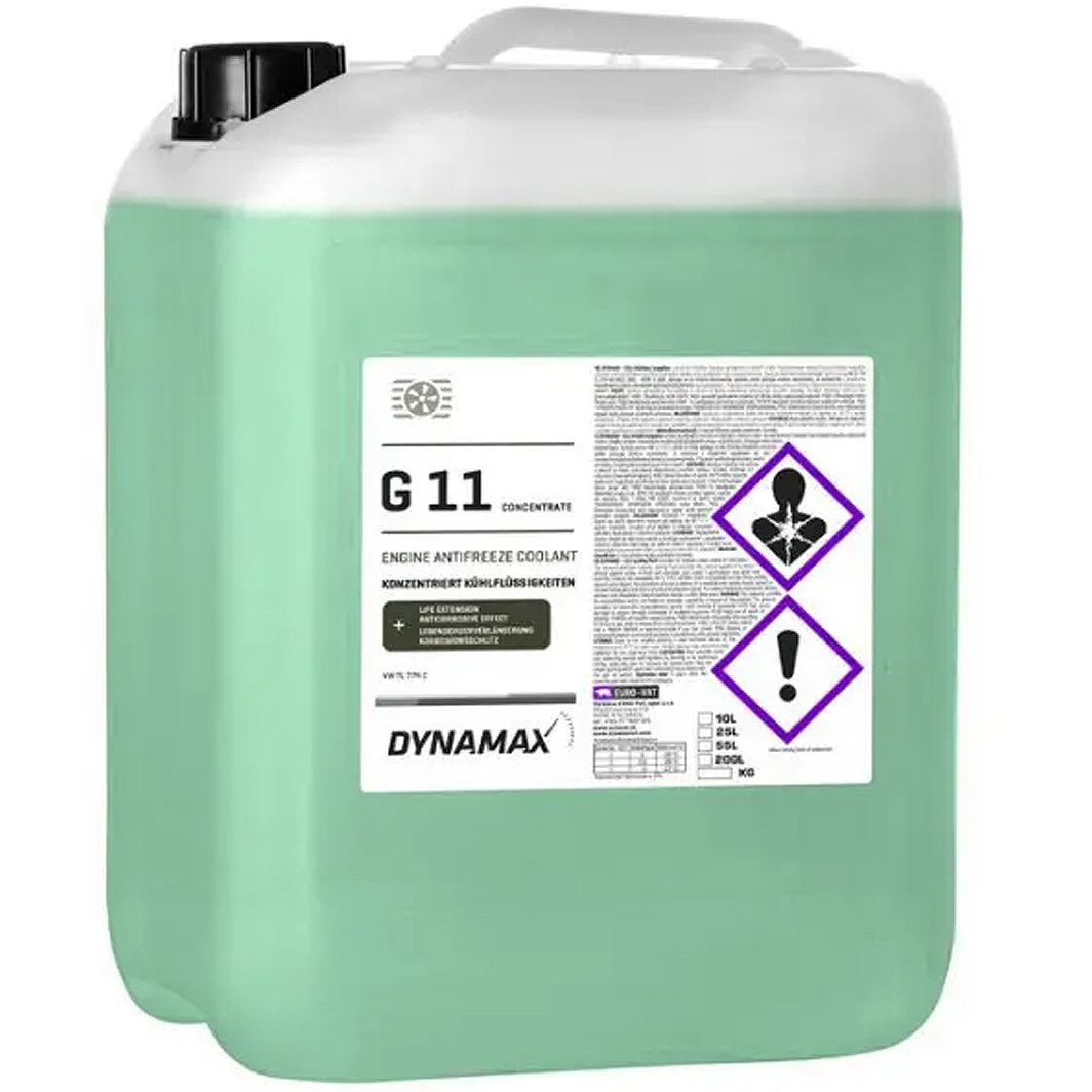 Dynamax Cool AL G11 зеленый, 10 л (503314) концентрат антифриза, фото 1