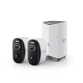 IP-камера відеоспостереження Baseus Security N1 Plus Outdoor Camera 2K 2-Cam Kit White AU yL.