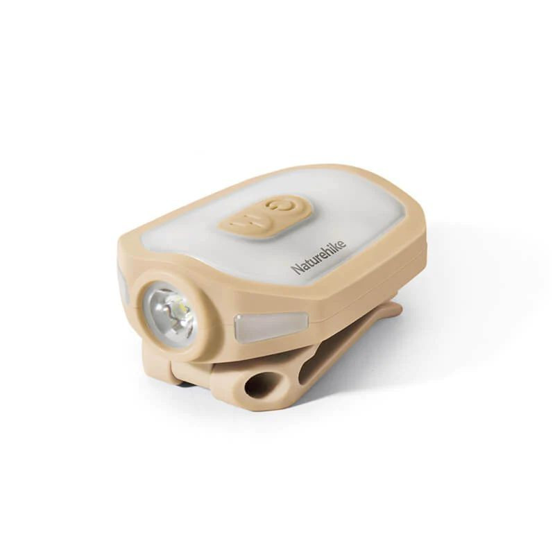 Ліхтар з кліпсою Naturehike NH21ZM013, бежевий Krash Твой Выбор, фото 1