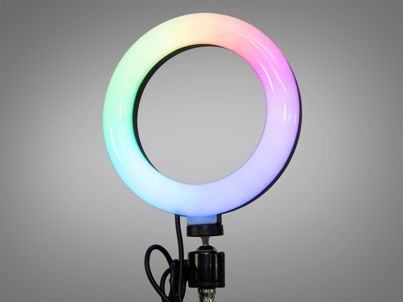 RGB селфі лампа 16 см, 20 Вт, без штатива для блогерів SL-6RGB