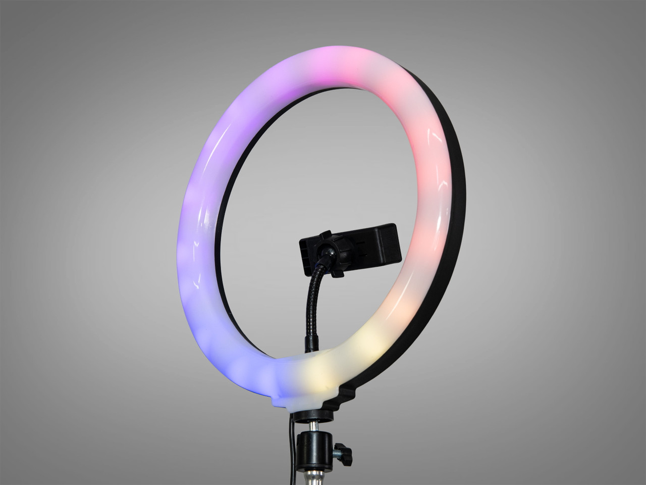 RGB селфі лампа для фото- та відеознімання, 25 см, 30 Вт SL-10RGB