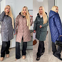 Жіноча весняна куртка 48-50,52-54,56-58,60-62,64-66 чорний сірий синій пляшка мокко лаванда