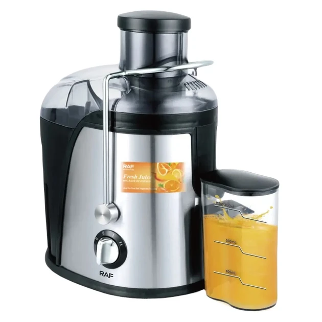 Соковижималка RAF R.2805 450ml 250W Silver-Black Лучшая цена