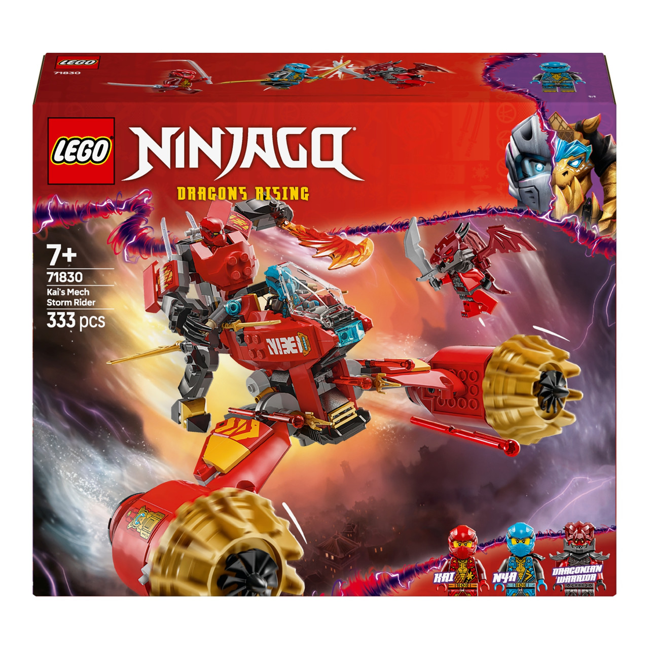 Конструктор LEGO Ninjago Штормовий робот-всадник Кая 71830, фото 1