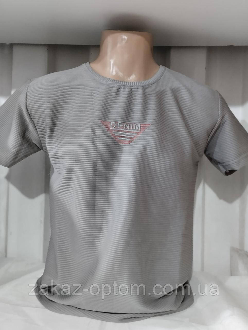 Футболка чоловіча норма гуртом (M-2XL) Туреччина-132012