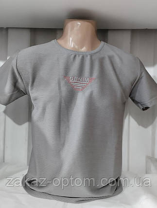 Футболка чоловіча норма гуртом (M-2XL) Туреччина-132012, фото 1