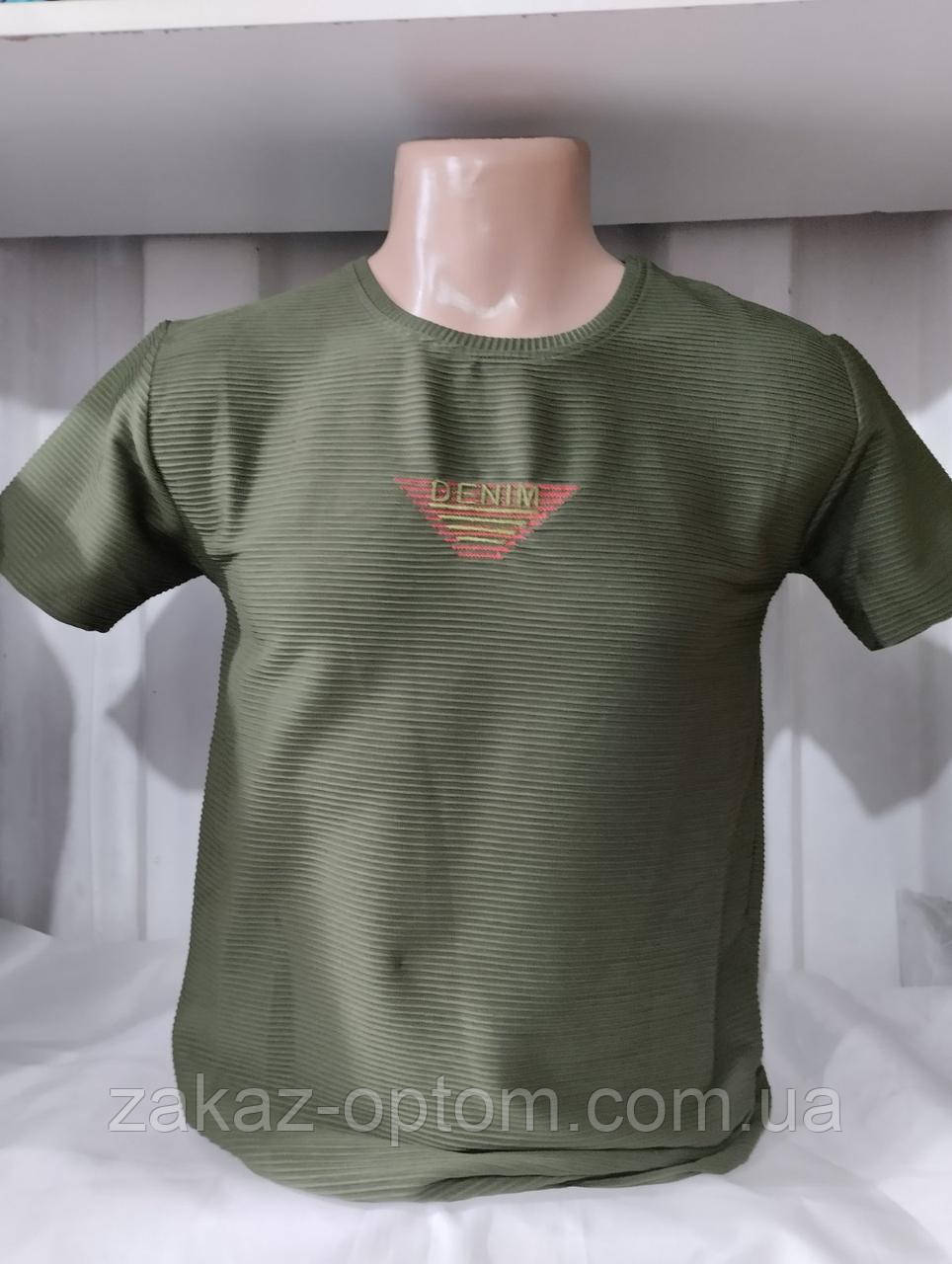 Футболка чоловіча норма гуртом (M-2XL) Туреччина-132013