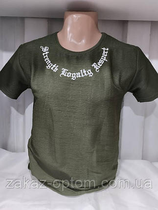 Футболка чоловіча норма гуртом (M-2XL) Туреччина-132018, фото 1