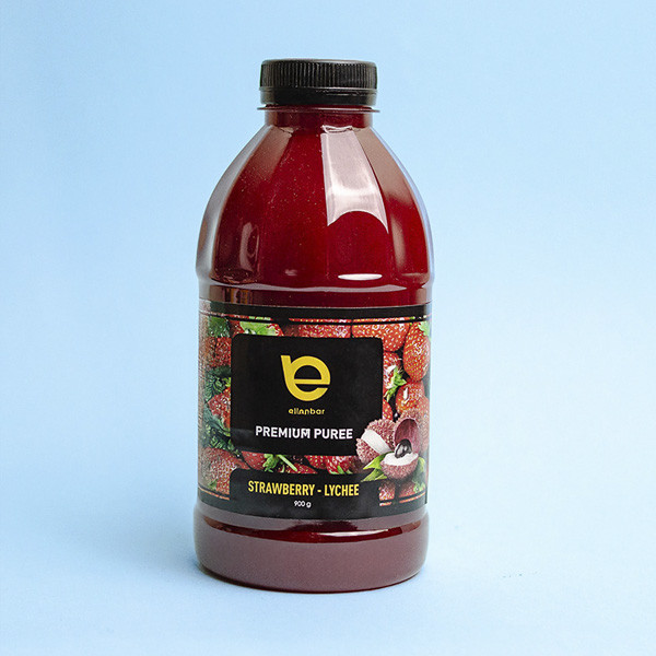 Пюре фруктове Ellenbar " Суниця - Лічі " 900г - фото 1 - id-p1879941417