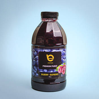 Пюре фруктове Ellenbar " Чорниця-Малина " 900г