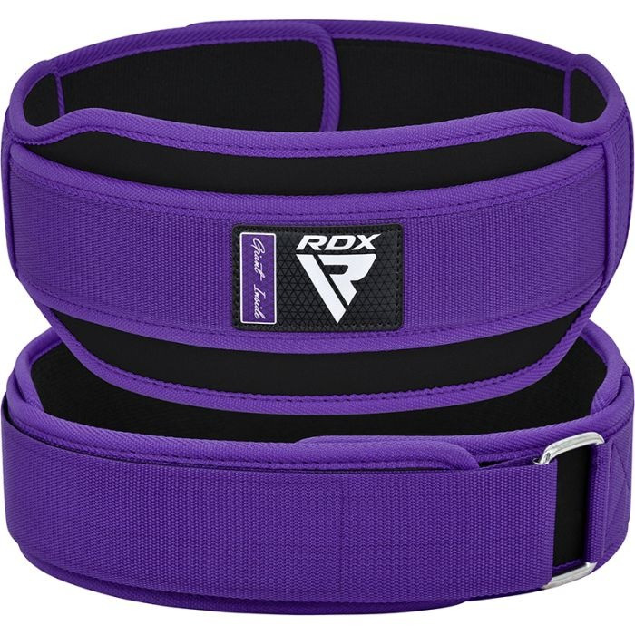 Пояс для важкої атлетики RDX RX5 Double Belt неопреновий Purpel XS, фото 1