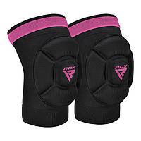 Наколінники спортивні RDX HOSIERY KNEE FOAM K5 BLACK/PINK-M (пара)