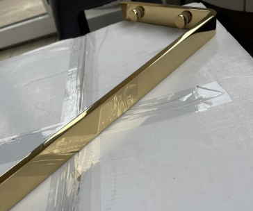 Душова перегородка Aquanil FIT GOLD 195х90 см золото скло прозоре 8 мм, фото 2