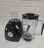 Блендер стаціонарний Kamille KM-6759 600 Вт кавомолка подрібнювач льоду та спецій, фото 2