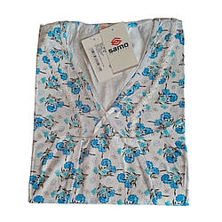 Нічні сорочки жіночі 100% бавовна Samo з коротким рукавом розмір 48-50