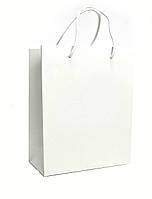 Подарунковий пакет Білий 24х20х9см