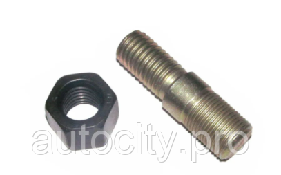 Шпилька колісна в зб. 853308Р/52У (ремонт Р1, М18/20*1,5*25*40) DETALKA, фото 1