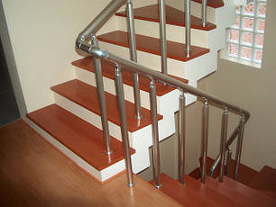 Алюмінієві перила на сходи