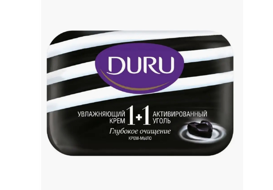 Крем-мило Duru soft sensations активоване вугілля 80г (8690506489427)